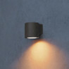 Aplique de exterior led fylx 5 w, negro