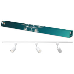 Sistema de riel easylink 3 proyectores shea, 5 w, blanco