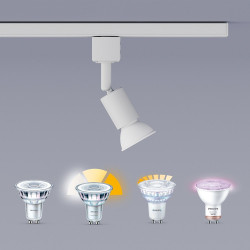 Sistema de riel easylink 3 proyectores, tobia, 5 w, blanco