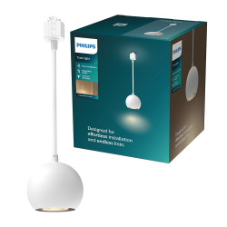 Lámpara easylink de techo, suspendida, colby gu10, blanca, ø100 x 1360 mm