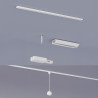 Lámpara easylink de techo, suspendida, colby gu10, blanca, ø100 x 1360 mm