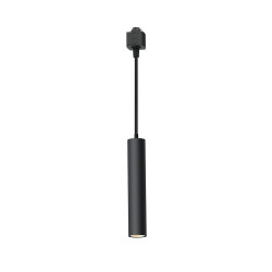 Lámpara de techo suspendida easylink, paxie gu10, negra, ø60 x 1550 mm