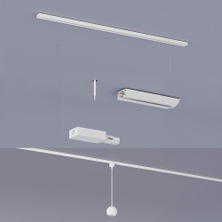 Riel de extensión easylink 1 m, blanco