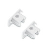 Tapa final easylink, blanca, 2 uds