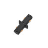 Conector recto easylink, negro