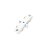 Conector recto easylink, blanco