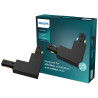 Conector en l sentido horario easylink, negro