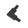 Conector en l sentido antihorario easylink, negro