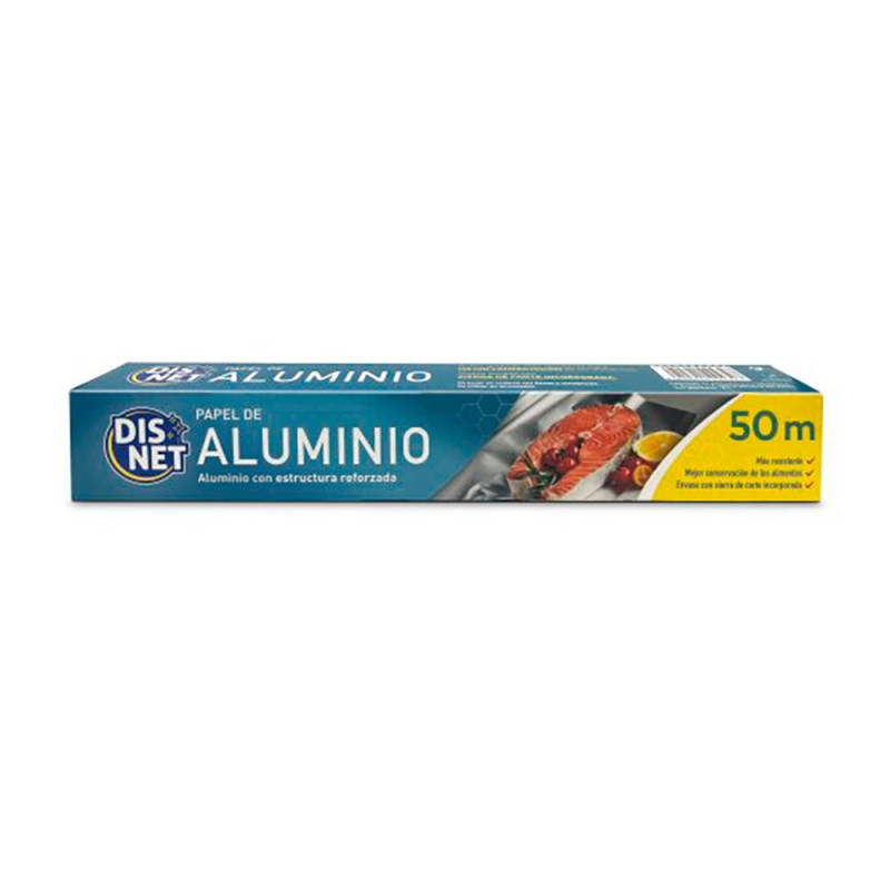 Papel de alumino con estructura reforzada, 50 m