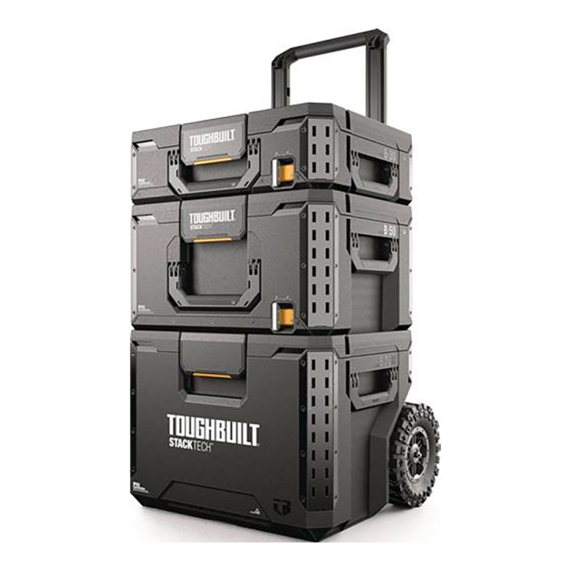 Caja de herramientas con ruedas stacktech, 3 piezas, 56 x 50 x 83 cm