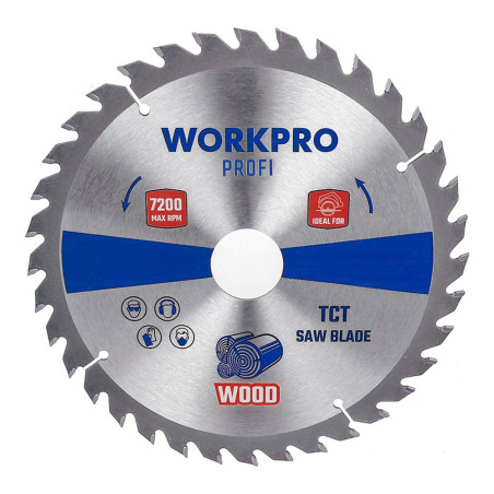 Disco de sierra circular tct para madera, profi, ø185 x 30 mm x 36 dientes