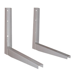 Soporte climatización de acero galvanizado 50 x 50 x 5 cm, espesor 1,5 mm