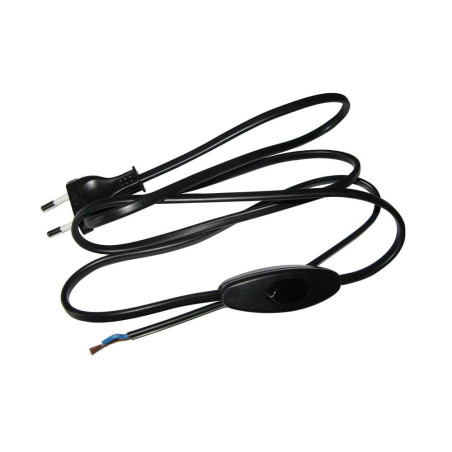 Conexión eléctrica con interruptor de mano, lfm 275/100-50, negro