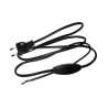 Conexión eléctrica con interruptor de mano, lfm 275/100-50, negro