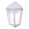 Farol de pared fabio, transparente, e27, blanco, 215 x 120 x 290 mm