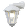 Farol pared con brazo nardo/giampy, transparente, e27, blanco, 210 x 270 x 315 mm