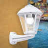 Farol pared con brazo nardo/giampy, transparente, e27, blanco, 210 x 270 x 315 mm