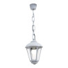Farol techo con cadena sicar/giampy, transparente, e27, blanco, ø210 x 750 mm