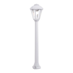 Farol baliza con poste giaffa/giampy, e27, blanco, ø210 x 995 mm
