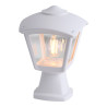Farol sobremuro disma/roby, transparente, e27, blanco, 195 x 195 x 290 mm