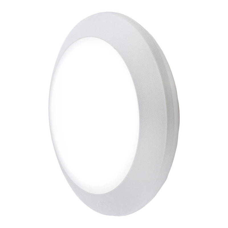 Plafón superficie redondo berta, translúcido, e27, blanco, ø275 x 80 mm