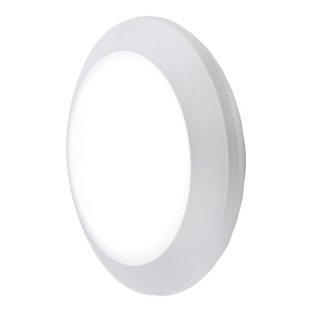 Plafón superficie redondo berta, translúcido, e27, blanco, ø275 x 80 mm
