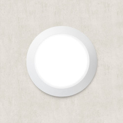 Plafón superficie redondo berta, translúcido, e27, blanco, ø275 x 80 mm
