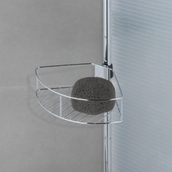 Rinconera telescópica de acero inoxidable, dolcedo, 31 x 23 x 65 - 275 cm