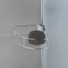 Rinconera telescópica de acero inoxidable, dolcedo, 31 x 23 x 65 - 275 cm