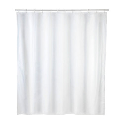 Cortina de ducha de peva, blanco, 120 x 200 cm