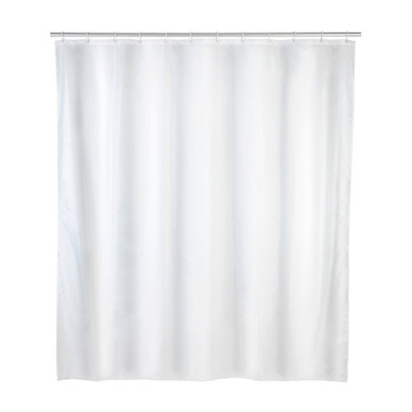 Cortina de ducha de peva, blanco, 120 x 200 cm
