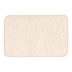 Alfombra de baño camiers, beige, 60 x 40 cm