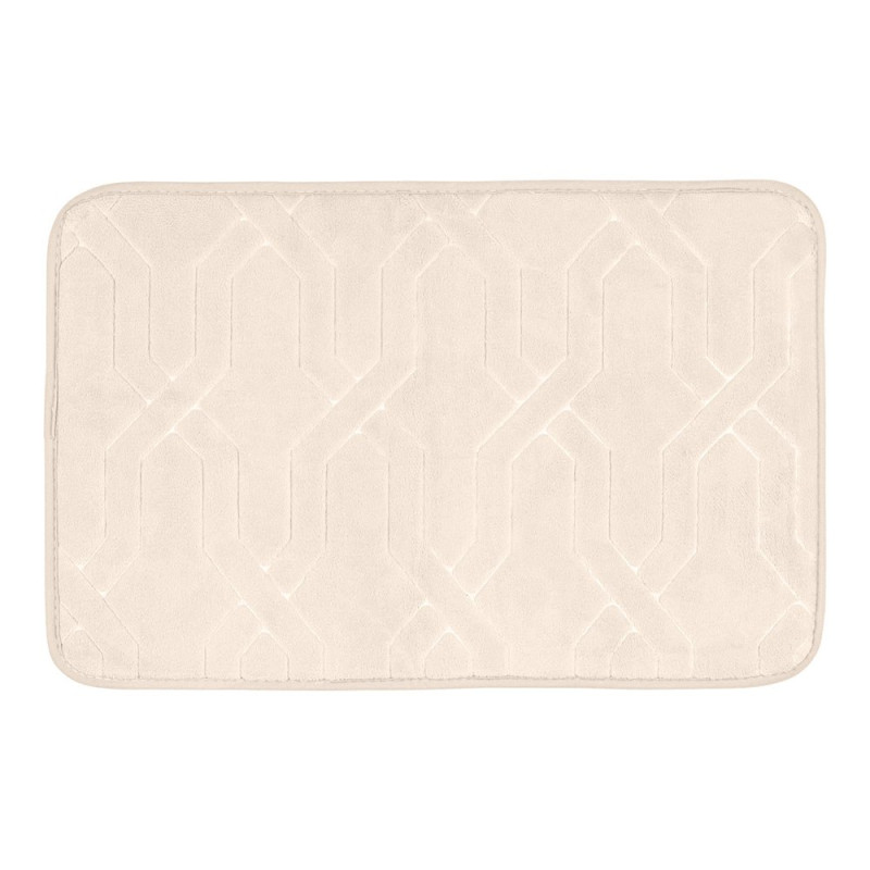 Alfombra de baño camiers, beige, 60 x 40 cm