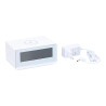 Reloj despertador con cargador inalámbrico 5 w