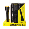 Linterna led táctica largo alcance, wolfpro x6, 10000 im