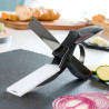 Cuchillo - tijera con mini tabla de cortar integrada