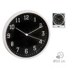 Reloj pared negro/blanco ø21,5 cm