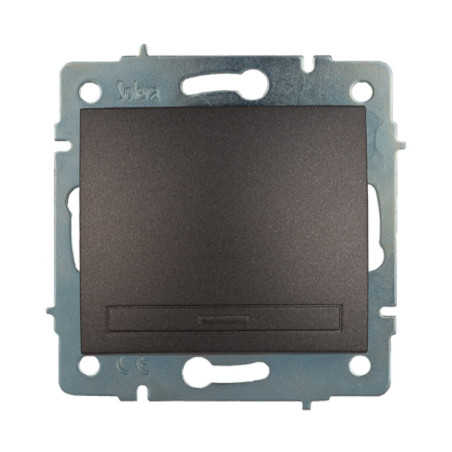 Conmutador interruptor empotrar sin marco 10ax 250 v~ grafito