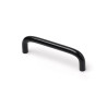 Tirador de mueble tipo asa, modelo 152, de hierro con acabado negro, 96 mm