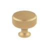Pomo para mueble, modelo 751, de aluminio con acabado oro mate, ø30 mm