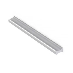 Tirador de mueble tipo asa, modelo 2279, de aluminio con acabado anodizado mate, 128 mm, blíster 4 uds