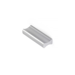 Tirador de mueble tipo asa, modelo 2279, de aluminio con acabado anodizado mate, 32 mm, blíster 4 uds