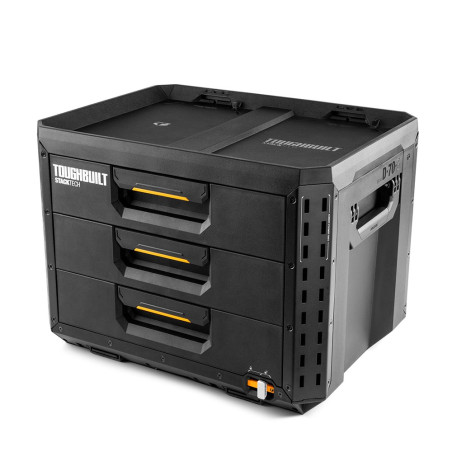 Caja de herramientas xl con tres cajones stacktech