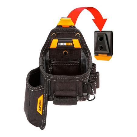 Bolsillo para cinta métrica y cúter cliptech