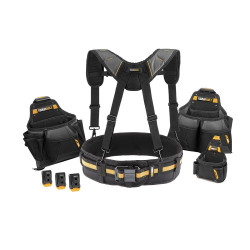 Cinturón portaherramientas constructor pro, set 4 piezas cliptech