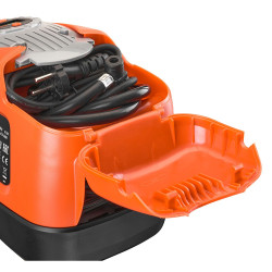 Inflador de aire 230 v ca y 12 v cc con accesorios, 11,03 bar