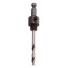 Husillo para coronas de ø14 a 30 mm mango hexagonal 9,5 mm