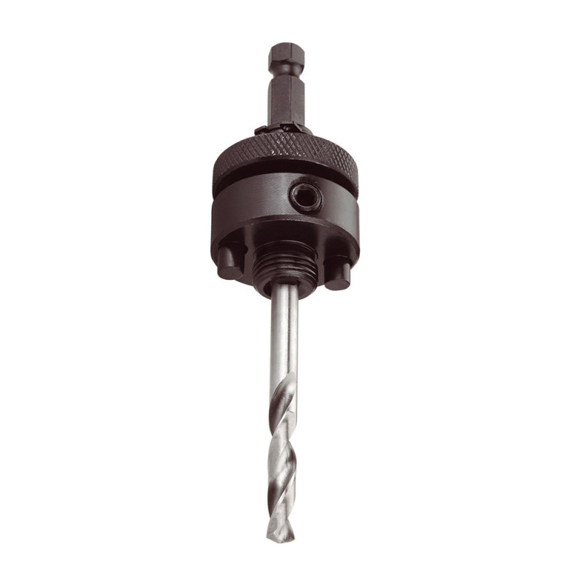 Husillo para coronas de ø32 a 250 mm mango hexagonal 9,5 mm