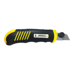 Cutter con cambio de cuchilla automático 18 mm + 8 cuchillas de recambio, expositor 24 uds