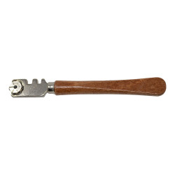 Cortador de vidrio con mango de madera profesional